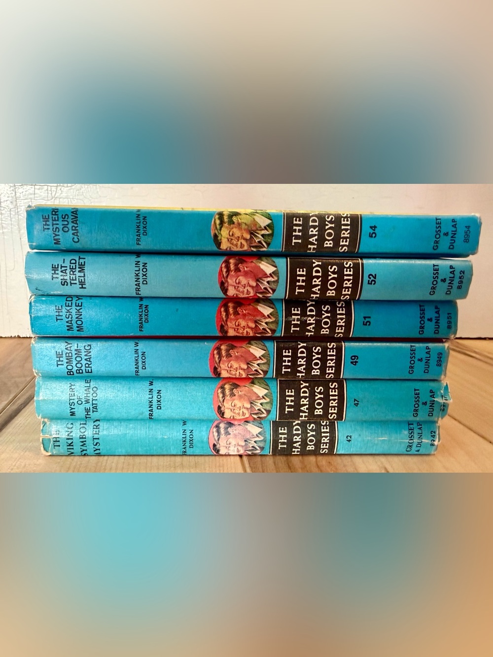 Vintage Hardy Boys books